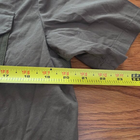 VOLCOM STONE SKATE VITALS ALEC MAJERUS Men's Woven Shirt Medium Military Green - Picture 7 of 11